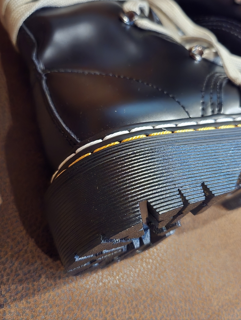 Doc Dr Martens x Rick Owens 1460 Bex Leather Lace-Up Boot US Size 7M/EU 38 ~NEW! - Picture 7 of 15
